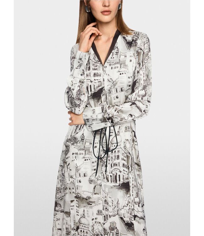 MARC CAIN Printed dress in viscose