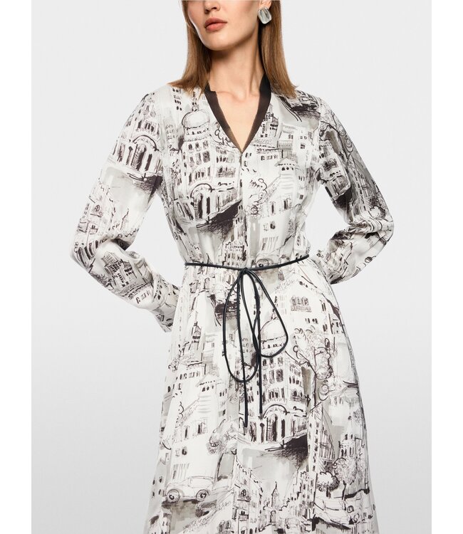 MARC CAIN Robe imprimée en viscose