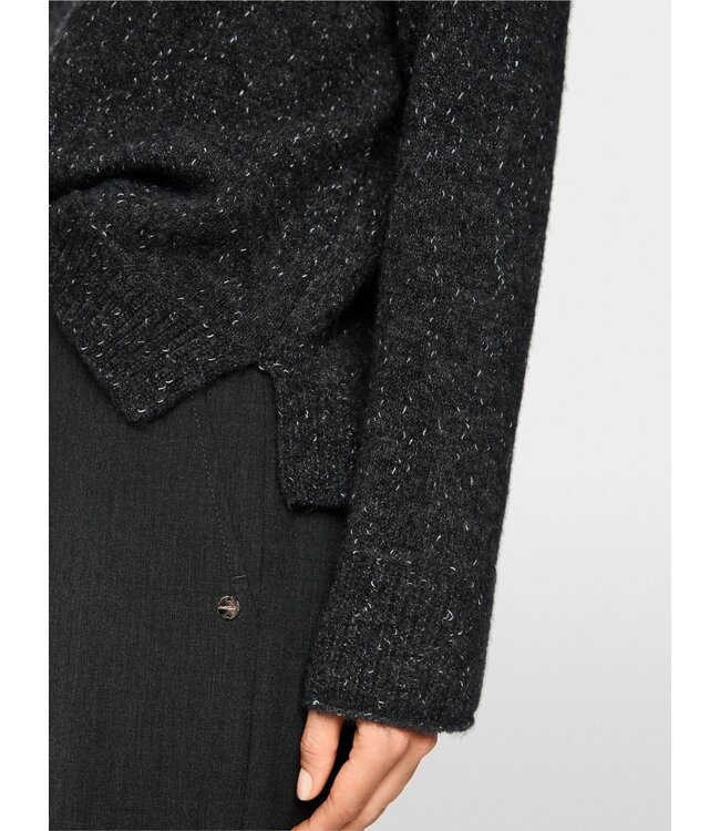 MARC CAIN Pull en mélange d'alpaga avec détails pailletés