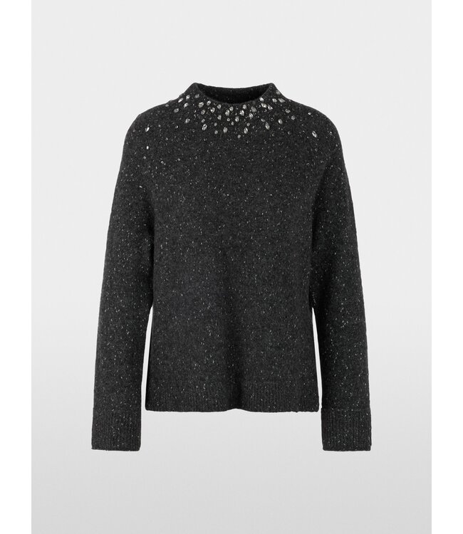 MARC CAIN Alpaca mix jumper with glitter details