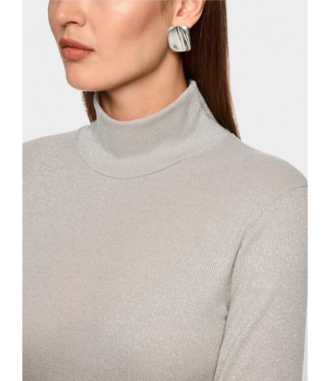 MARC CAIN Slim-fit lurex long-sleeved top