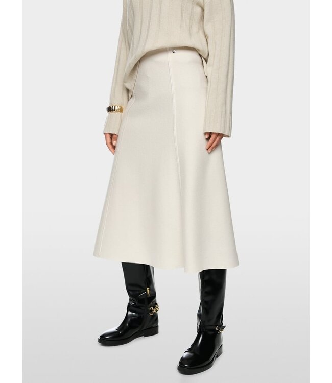 MARC CAIN Boiled wool skirt