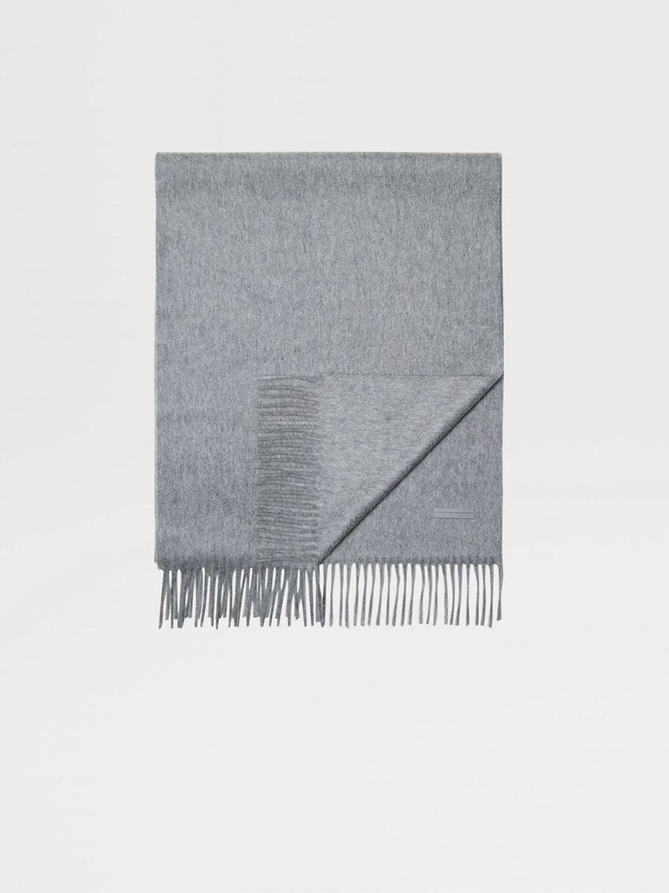 Grey Oasi Cashmere Scarf