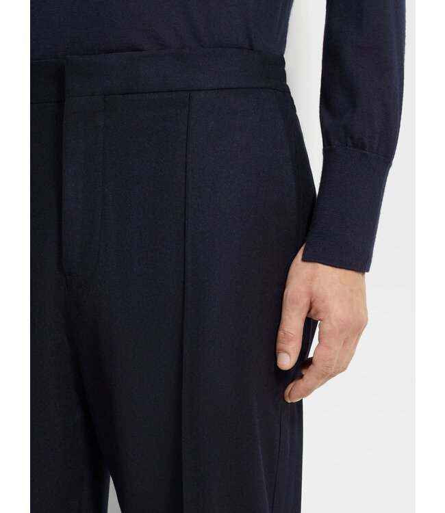 ZEGNA Pantalon en laine, soie et cachemire