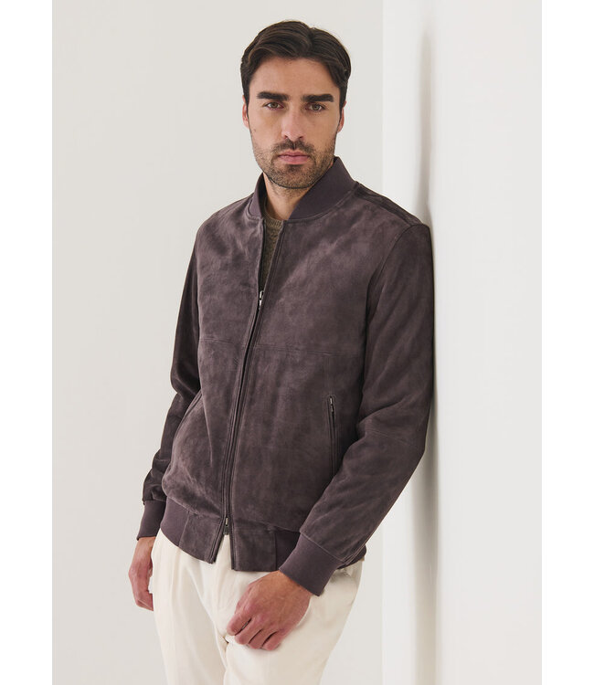 Patrick Assaraf Bomber en daim