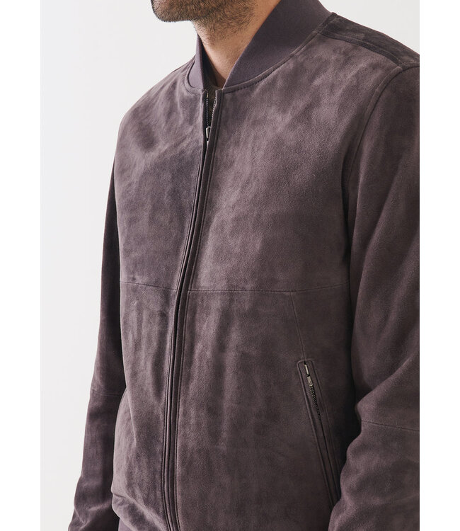 Patrick Assaraf Bomber en daim