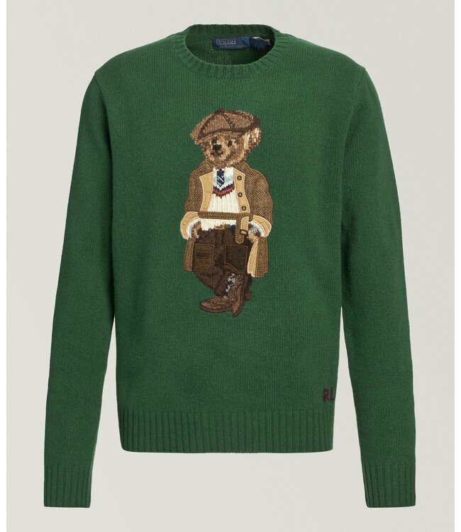 POLO RALPH LAUREN Polo Bear Pull à col rond en laine et cachemire