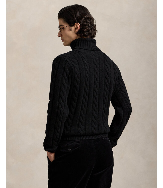 POLO RALPH LAUREN Pull en laine et cachemire à torsades