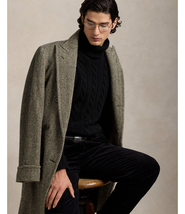 POLO RALPH LAUREN Cable-Knit Wool-Cashmere Sweater