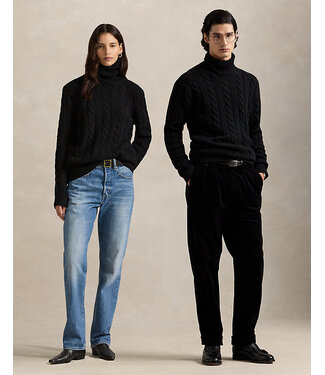 POLO RALPH LAUREN Pull en laine et cachemire à torsades