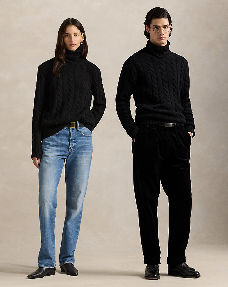 Cable-Knit Wool-Cashmere Sweater