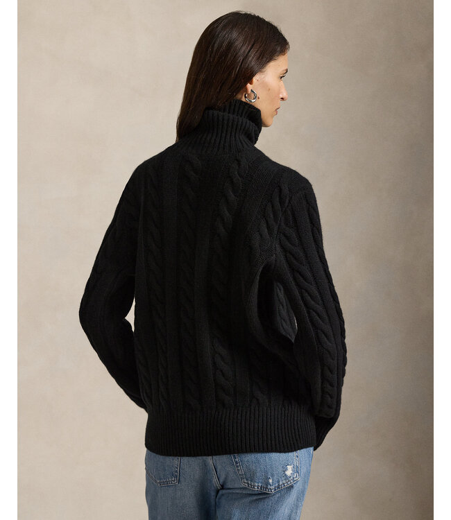 POLO RALPH LAUREN Pull en laine et cachemire à torsades