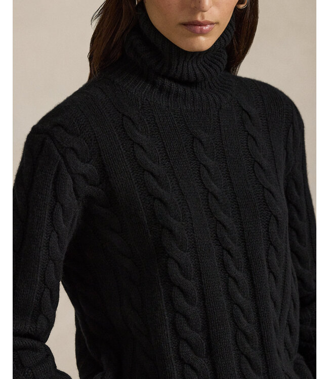 POLO RALPH LAUREN Pull en laine et cachemire à torsades