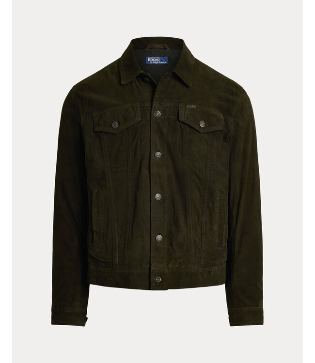 POLO RALPH LAUREN Veste trucker en daim