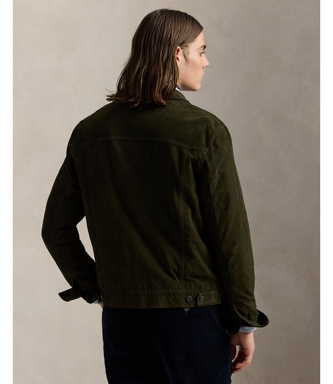 POLO RALPH LAUREN Veste trucker en daim