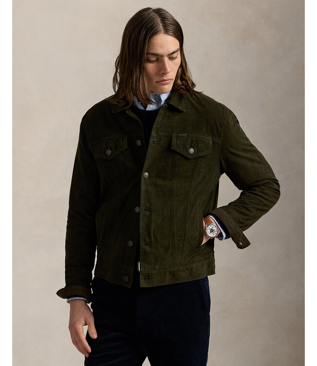 POLO RALPH LAUREN Suede Trucker Jacket