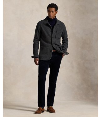 POLO RALPH LAUREN Veste de travail en tricot brossé