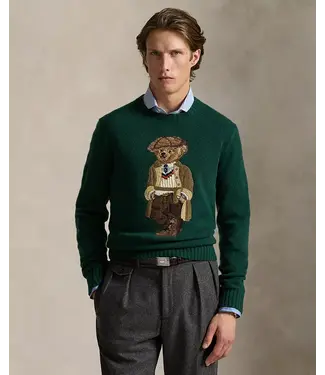 POLO RALPH LAUREN Polo Bear Wool-Cashmere Crewneck Sweater
