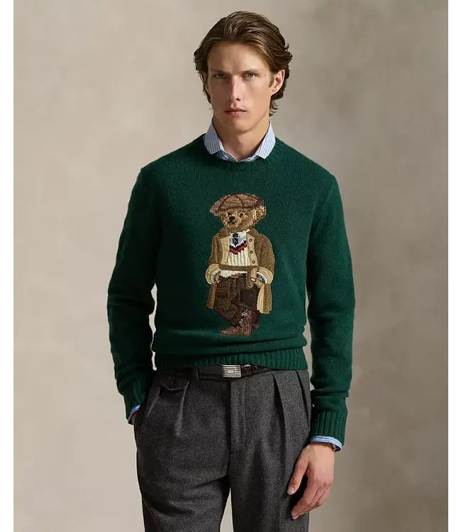 POLO RALPH LAUREN Polo Bear Wool-Cashmere Crewneck Sweater