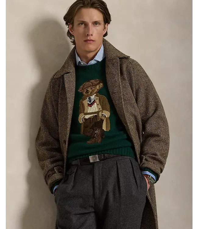 POLO RALPH LAUREN Polo Bear Wool-Cashmere Crewneck Sweater