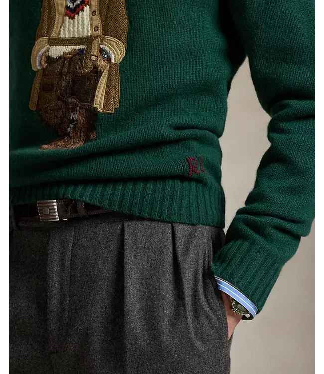 POLO RALPH LAUREN Polo Bear Wool-Cashmere Crewneck Sweater