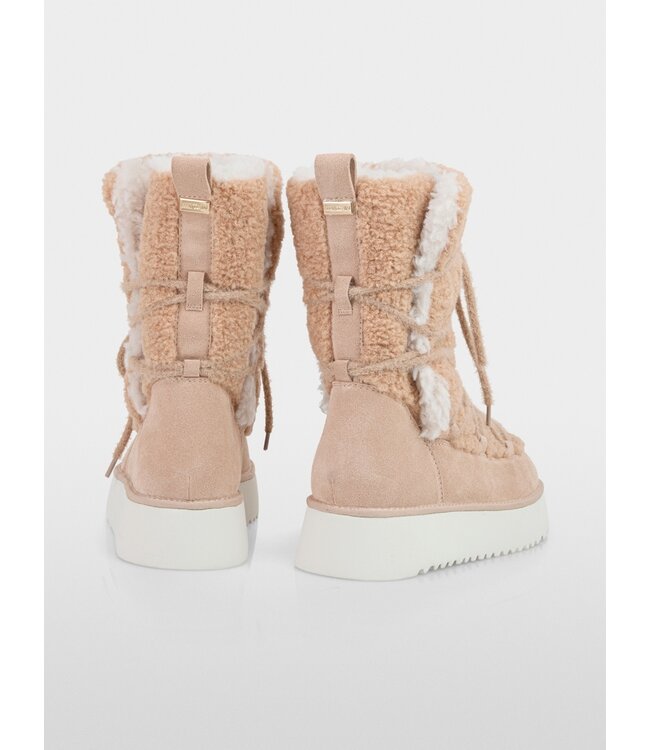 MARC CAIN Ankle Boots with Teddy Fabric