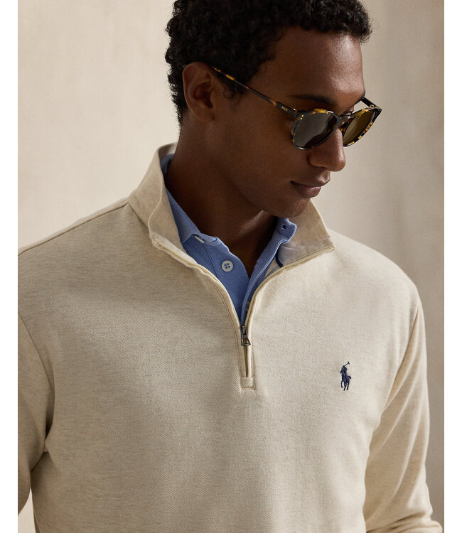 POLO RALPH LAUREN Pull à fermeture éclair quart de longueur Jacquard