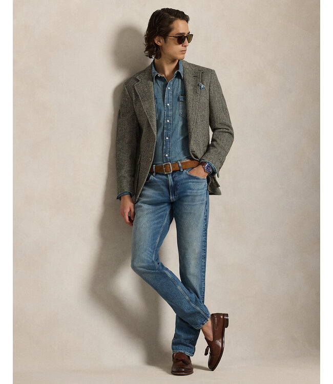 POLO RALPH LAUREN Slub Denim Western Shirt