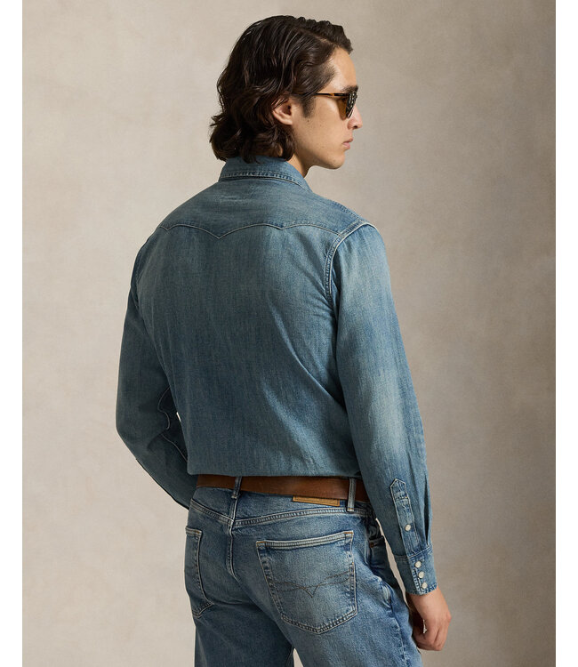 POLO RALPH LAUREN Slub Denim Western Shirt