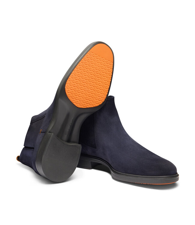 SANTONI Bottines désert en daim Easy