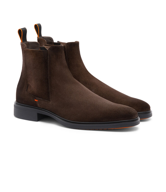 SANTONI Bottines désert en daim Easy