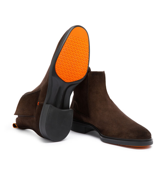 SANTONI Suede Easy desert boot