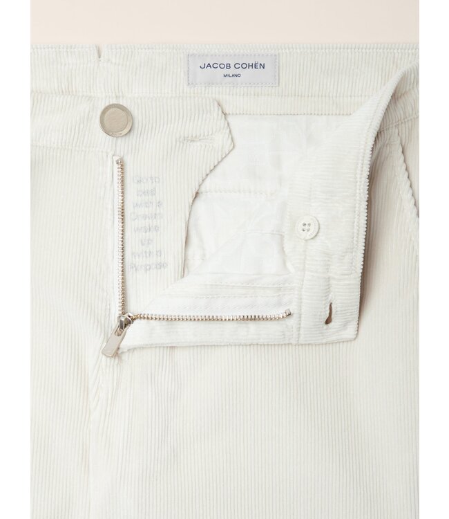 Jacob Cohen Pantalon chino slim Bobby en velours côtelé stretch modal et coton