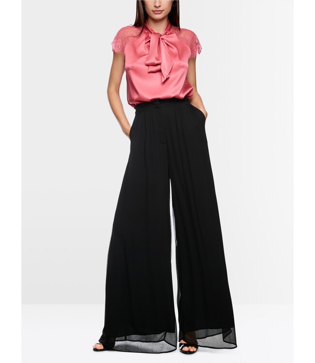 MARC CAIN Silk Top with Bow