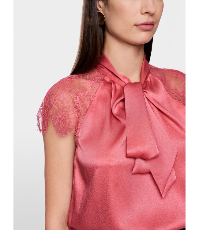 MARC CAIN Silk Top with Bow