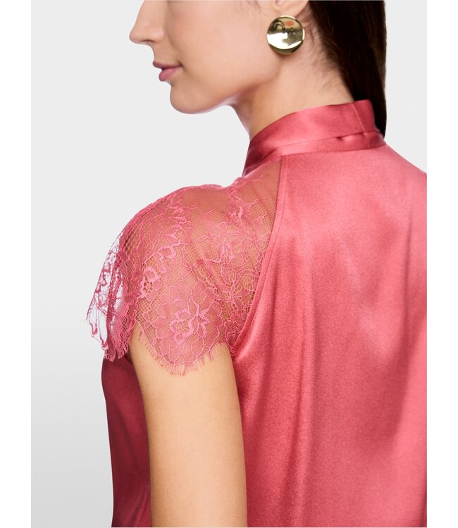 MARC CAIN Silk Top with Bow