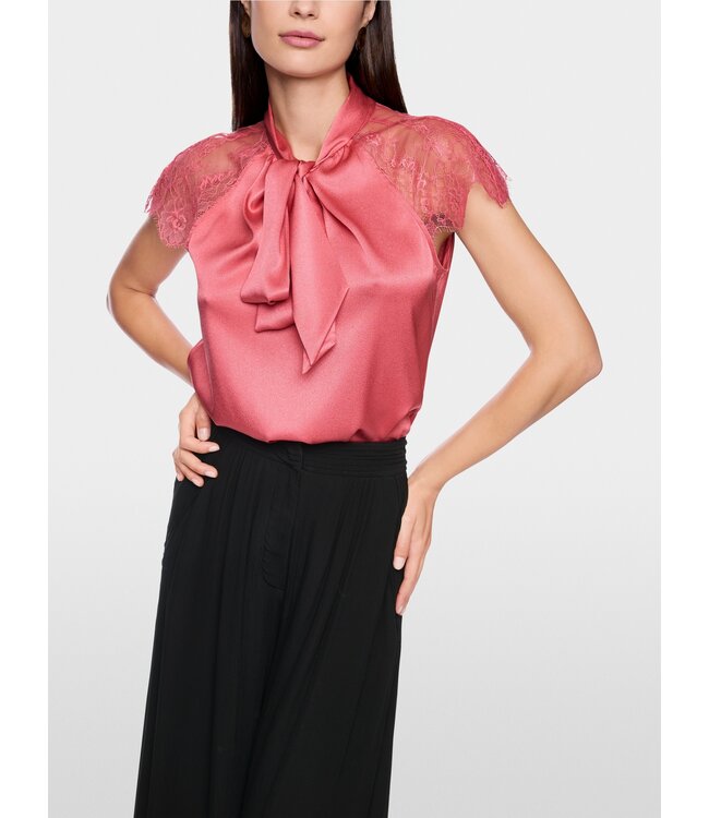 MARC CAIN Silk Top with Bow