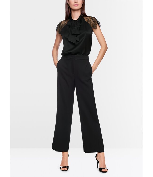 MARC CAIN Silk Top with Bow