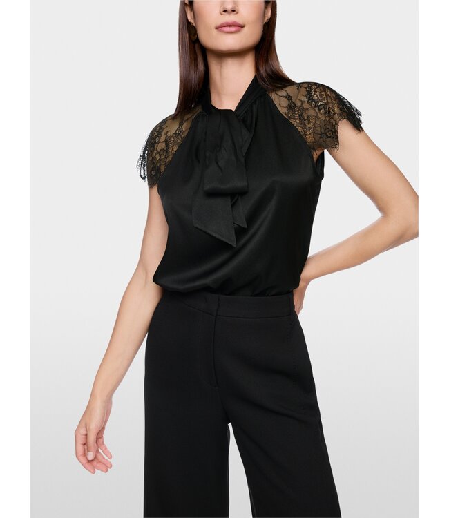 MARC CAIN Silk Top with Bow