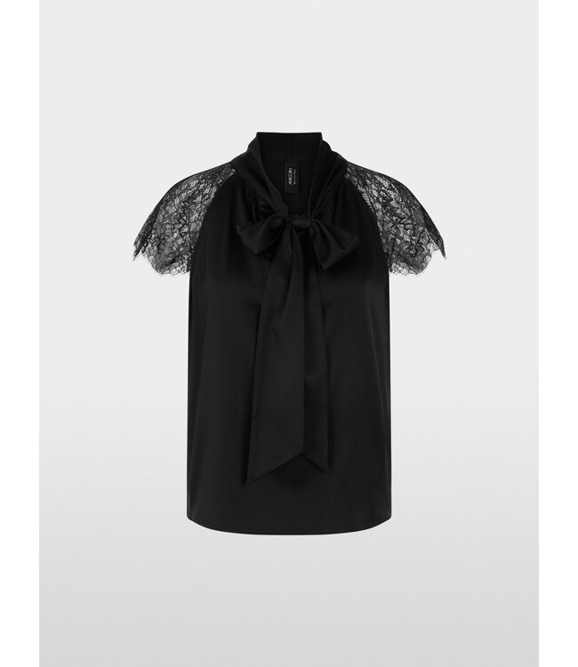 MARC CAIN Silk Top with Bow