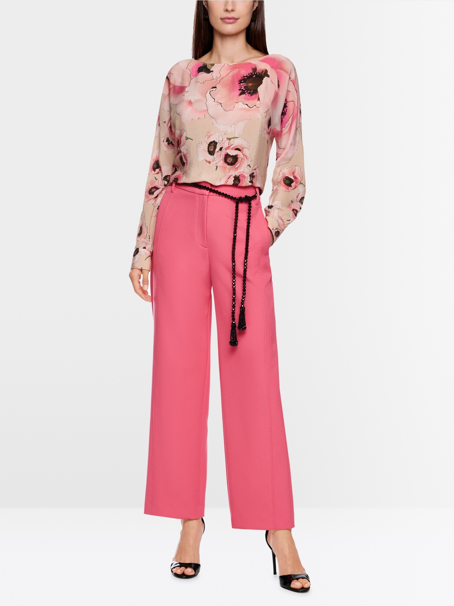 FÉS High-waist Fabric Trousers