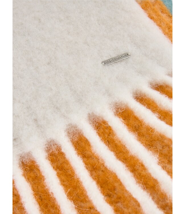 MARC CAIN Warm Scarf in  Colour Block Look