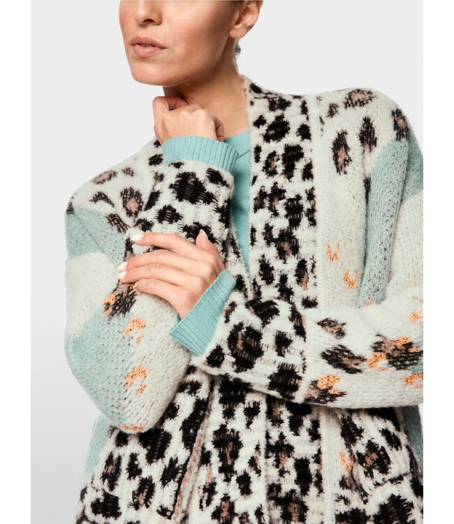 MARC CAIN Cardigan Ouvert Tricoté en Allemagne