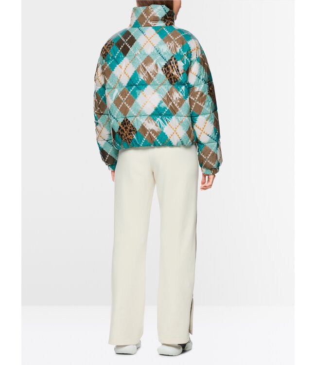 MARC CAIN Veste D'extérieur Rembourrée à Motif Argyle