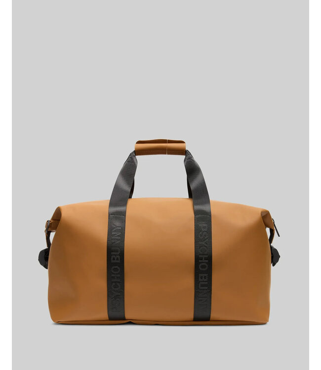 PSYCHO BUNNY Mens Rubberized Duffle Bag