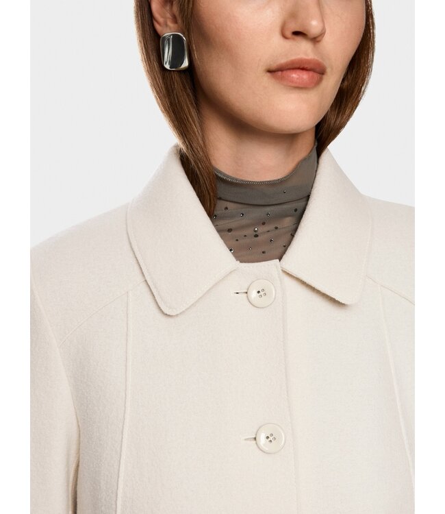 MARC CAIN Knitted in Germany boiled wool coat