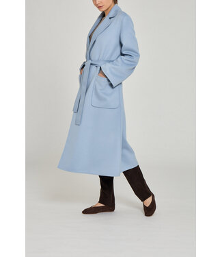 Manzoni24 Manteau en Cachemire Loro Piana avec Ceinture