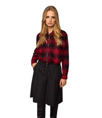 RIANI cropped zip-up jacket