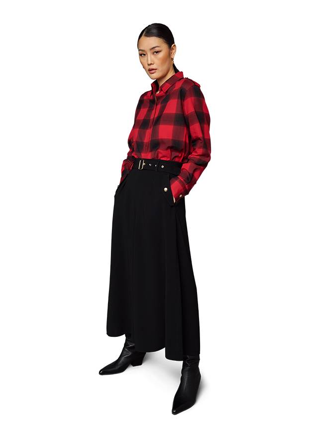 Lumberjack Check Blouse