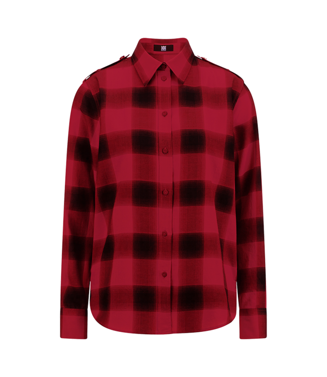 RIANI Chemisier à carreaux bûcheron